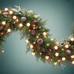 christmas background with christmas tree and decorations