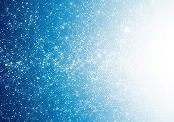 Sparkling blue gradient with white light transition