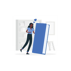 Book lover Disproportionate Illustrations