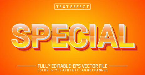 Special font Text effect editable