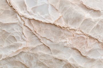 Obraz premium Close Up Of Natural White Marble Stone Texture With Golden Veins And Rough Edges