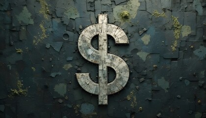 Dollar Sign Background Pattern for Financial, Business, and Investment Design Projects or Marketing Materials