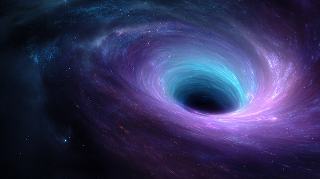 A swirling wormhole glows with vibrant purple and cyan light, creating a dynamic tunnel of energy that evokes sci-fi travel, cosmic depth, and futuristic motion.
- Powered by Adobe