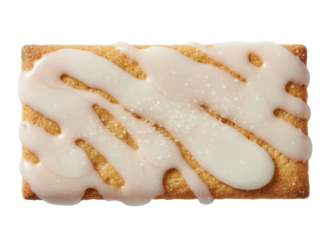Frosted pastry sugar glaze dessert cracker icing drizzle with sweet mood