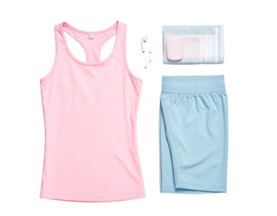  Trendy Activewear Set – Minimal Flat Lay of Women’s Sports Outfit