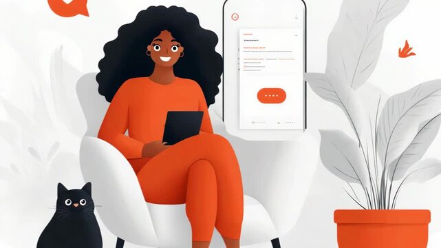selective focus ux ui designer creating high fidelity mobile app prototype