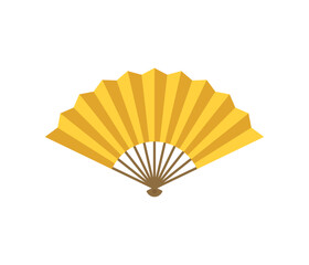 扇子,フラットイラスト