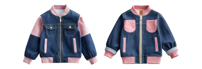 Kids Denim Jacket with Gray Sleeves a Modern and Stylish Outerwear Option Ideal for Casual Occasions Designed for Comfort and Durability Trendy and Fashion Forward