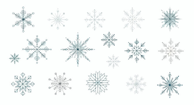 Silver Christmas ornament vector, winter holiday decoration isolated on white background