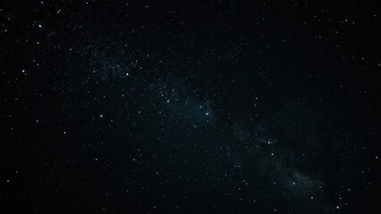 Fototapeta premium The vast starry sky is full of twinkling stars, showing the profound mystery and magnificent landscape of the universe.