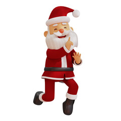 3D Santa Claus Dancing and Pointing