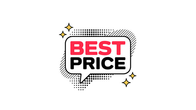 Best Price speech bubble with stars and halftone dots on black background sale discount “3D Sale and Offer Labels Collection – Promotional Speech Bubbles & Ribbon Badges”