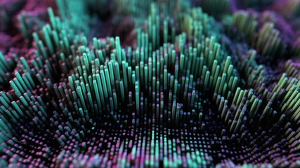 Data streams flowing in abstract digital space glowing lines and particles futuristic technology concept modern information flow network visualization cyber analytics futuristic interface - Powered by Adobe