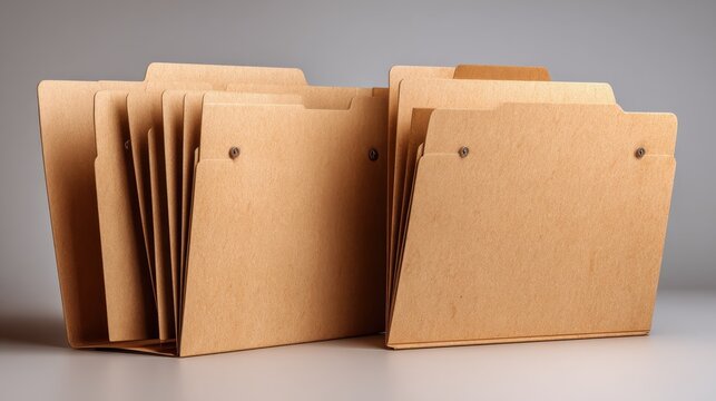 brown kraft paper file folder organization and storage solution
