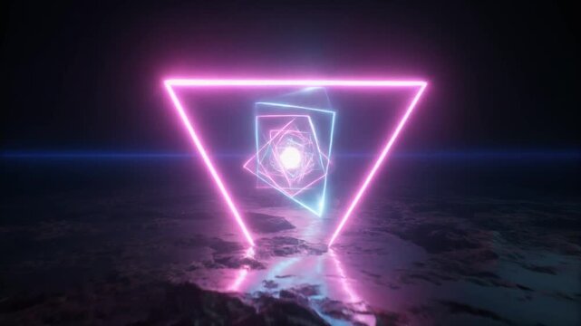 Abstract energy pulse glowing midair like a firefly trail vibrant light motion symbolizing life force creativity and transformation in dark atmospheric background digital art energy concept - Powered by Adobe