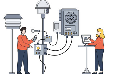 Weather monitoring system, environmental sensors, smart data collection, cloud technology, STEM