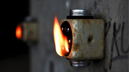 fire due to a socket AI generated