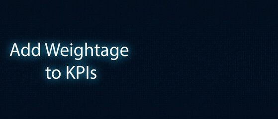 Add Weightage to kpi