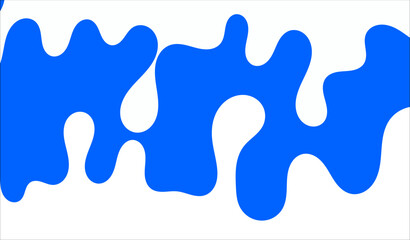 Milk background of Modern poster, dynamic splashes and drops. Vector illustration in a flat style of minimalism