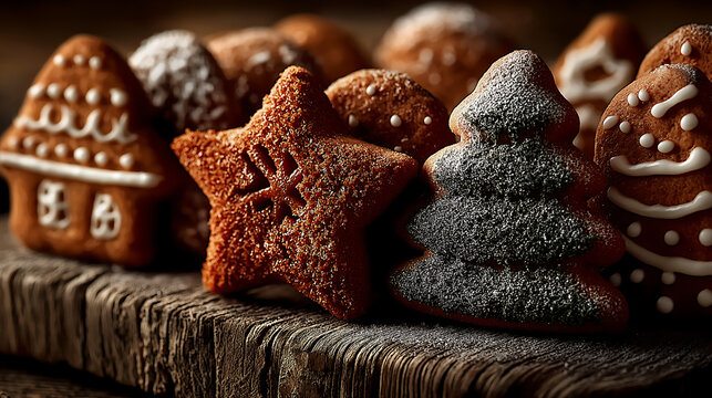 Gingerbread cookies christmas holiday baking food dessert recipe sweet