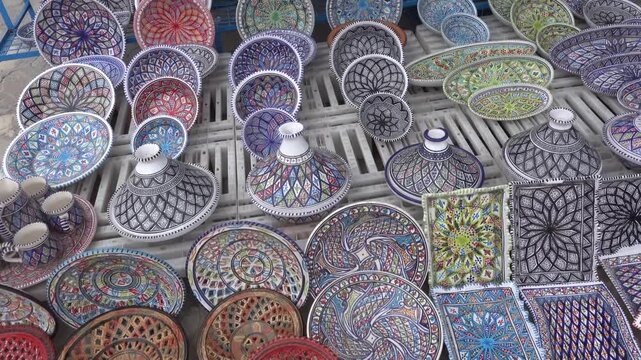 Sousse, Tunisia Pottery for sale in the Medina