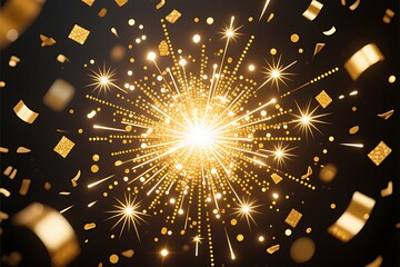 golden christmas lights