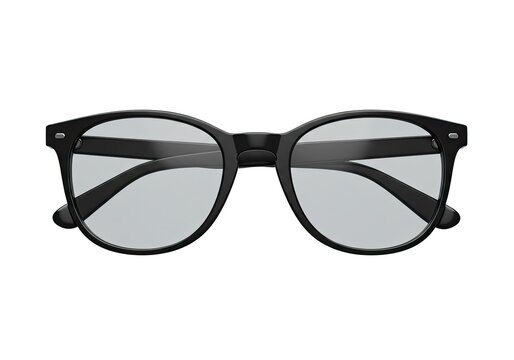 Stylish black framed eyeglasses for clear vision and confident professional look, ideal for eye health campaigns and modern eyewear fashion trends