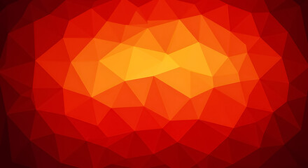 Red orange geometric low poly abstract background gradient polygon