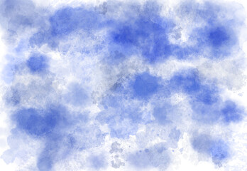 Blue watercolor abstract background texture