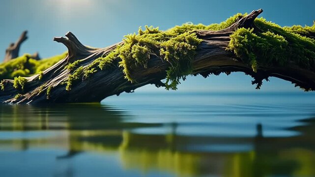 tree in the water Macro Morning Mist &ndash; Life at a Tiny Scale