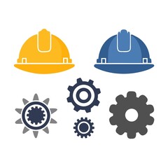 Set collection of white motorcycle carbon integral crash helmet isolated white background. motorsport car kart racing transportation safety concept