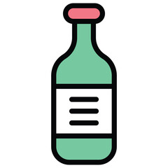 Bottle Vector Icon Stock Illustration