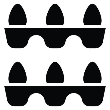 Eggs Vector Icon Stock Illustration