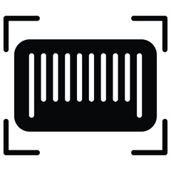 QR Code Vector Icon Stock Illustration