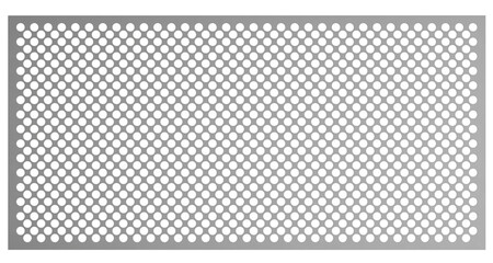 digital rendering of a precision stainless steel mesh material for visualization and acoustic panels, 3d render