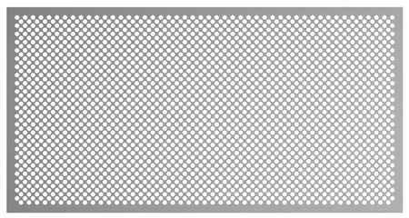 perforated stainless steel punching mesh for anti-slip stair treads and industrial flooring safety, 3d render