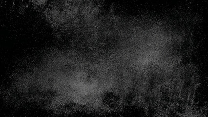Gritty grey abstract dust and particle texture overlay for graphic design.