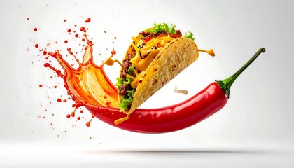 Spicy Taco Delight - A Burst of Flavor and Freshness.