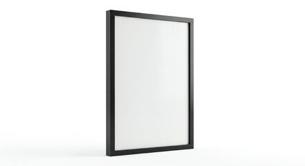Fototapeta premium Black frame with transparent background