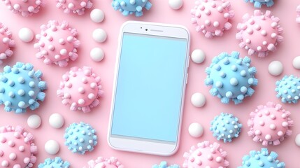 Exploring digital health trends with mobile devices studio graphic design indoor close-up