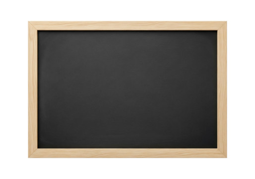Classic Wooden Sign Blank Slate for Your Message | Rustic Blackboard with Natural Wood Frame, Customize with Retro Font