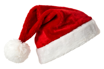 Santa Claus Hat with White Trim