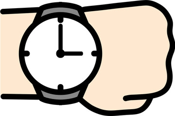 시간의 흐름을 상징하는 시계와 일상의 균형, 탁상시계와 손목시계가 놓인 공간 속에서 집중과 휴식이 공존하는 순간, 업무와 삶의 루틴을 보여주는 감성적인 시간의 장면