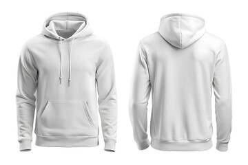 White hoodie with a hood and a pocket. Graphic, photo, vector, images, illustration, art, design, clipart, abstract, digital, tshirt, pattern, mockup, stock