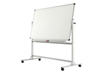 Erasable Whiteboard on Mobile Stand with Tray