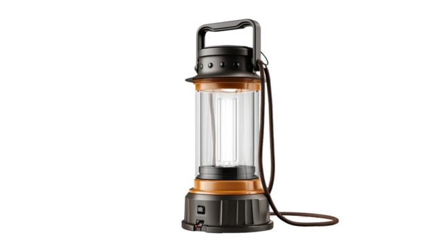 Isolated electric halogen light bulb on white background