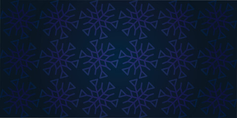 Elegant snowflake pattern on dark blue background a simple winter design perfect for seasonal backgrounds and festive designs EPS vector