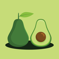 Image about Food Avocado Flat