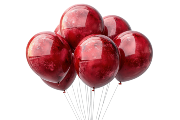 Celebration joy red balloons festive birthday party event surprise anniversary decoration flying