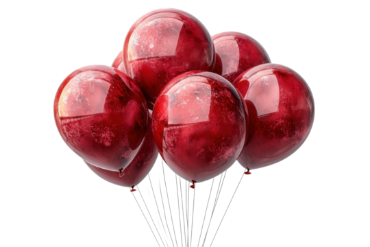Celebration joy red balloons festive birthday party event surprise anniversary decoration flying